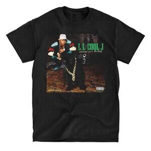 Ll Cool J Walking With A Panther Black Graphic T Shirt Hip Hop Fan Tee